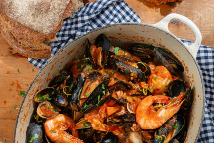 A kimchi seafood pot that keeps guests coming back